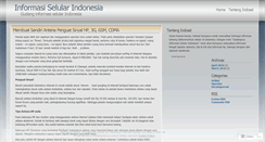 Desktop Screenshot of indosel.wordpress.com