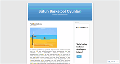 Desktop Screenshot of basketboloyunlar.wordpress.com