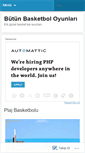 Mobile Screenshot of basketboloyunlar.wordpress.com