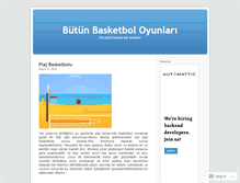 Tablet Screenshot of basketboloyunlar.wordpress.com