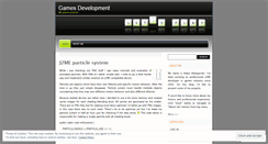 Desktop Screenshot of gamesdev.wordpress.com