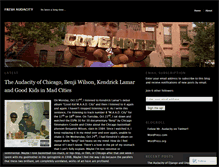 Tablet Screenshot of freshaudacity.wordpress.com