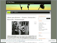 Tablet Screenshot of otwperu.wordpress.com