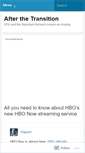 Mobile Screenshot of afterthetransition.wordpress.com