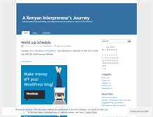 Tablet Screenshot of kenyaninterpreneur.wordpress.com