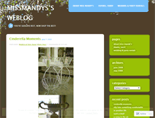 Tablet Screenshot of missmandys.wordpress.com