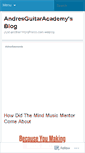 Mobile Screenshot of andresguitaracademy.wordpress.com