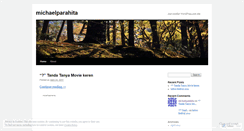 Desktop Screenshot of michaelparahita.wordpress.com