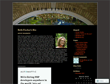 Tablet Screenshot of bethfischer.wordpress.com