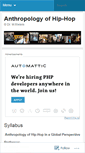 Mobile Screenshot of anthofhiphop.wordpress.com