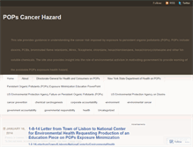 Tablet Screenshot of popscancerhazard.wordpress.com