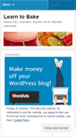 Mobile Screenshot of learntobake.wordpress.com