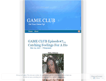 Tablet Screenshot of gameclub.wordpress.com