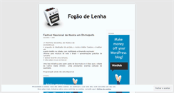 Desktop Screenshot of fogaodelenha.wordpress.com