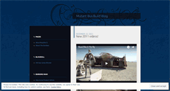 Desktop Screenshot of mutantbus.wordpress.com