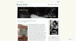 Desktop Screenshot of bethbking.wordpress.com