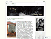 Tablet Screenshot of bethbking.wordpress.com