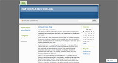 Desktop Screenshot of costaricabob.wordpress.com
