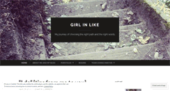 Desktop Screenshot of girlinlike.wordpress.com