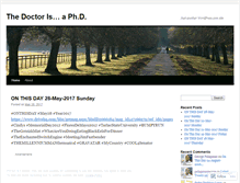 Tablet Screenshot of doctorgeorgep.wordpress.com
