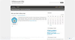 Desktop Screenshot of infobanyumas.wordpress.com