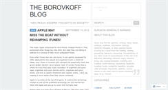 Desktop Screenshot of aborovkoff.wordpress.com