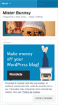 Mobile Screenshot of misterbunnsy.wordpress.com