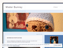 Tablet Screenshot of misterbunnsy.wordpress.com