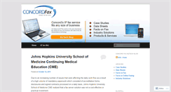 Desktop Screenshot of concordfax.wordpress.com