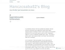 Tablet Screenshot of hanczcsaba52.wordpress.com