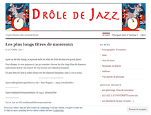 Tablet Screenshot of droledejazz.wordpress.com