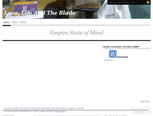 Tablet Screenshot of lovelifeandtheblade.wordpress.com