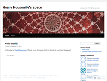Tablet Screenshot of housewife11801.wordpress.com