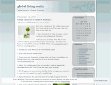 Tablet Screenshot of globallivingrealty.wordpress.com