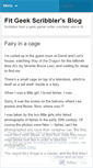 Mobile Screenshot of fitgeekscribbler.wordpress.com