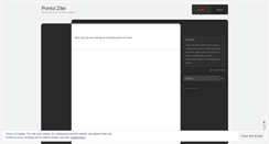 Desktop Screenshot of pontulzilei.wordpress.com