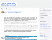 Tablet Screenshot of lenzcommunity.wordpress.com