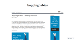 Desktop Screenshot of boppingbabies.wordpress.com