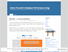 Tablet Screenshot of glennfawcett.wordpress.com