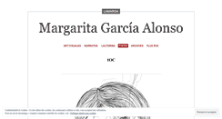 Desktop Screenshot of margaritagarciaalonso.wordpress.com