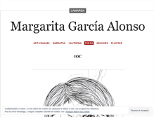 Tablet Screenshot of margaritagarciaalonso.wordpress.com
