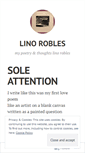 Mobile Screenshot of linorobles.wordpress.com