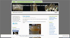 Desktop Screenshot of forkknifespoon.wordpress.com