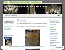 Tablet Screenshot of forkknifespoon.wordpress.com