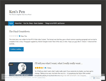 Tablet Screenshot of kennethserrao.wordpress.com