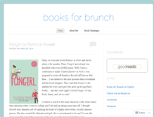 Tablet Screenshot of booksforbrunch.wordpress.com