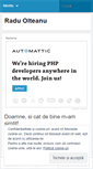 Mobile Screenshot of olteanuradu.wordpress.com