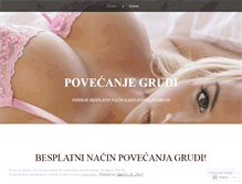 Tablet Screenshot of povecanjegrudi.wordpress.com