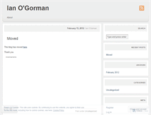 Tablet Screenshot of ianogorman.wordpress.com