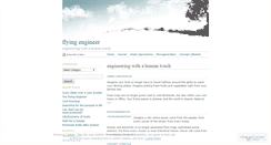 Desktop Screenshot of flyingengineer.wordpress.com